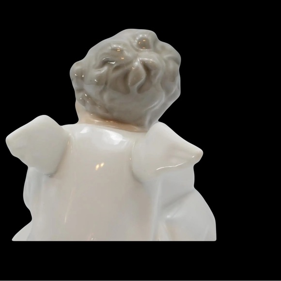 Lladro #4530 Setting Angel Thinking - Picture 8 of 8